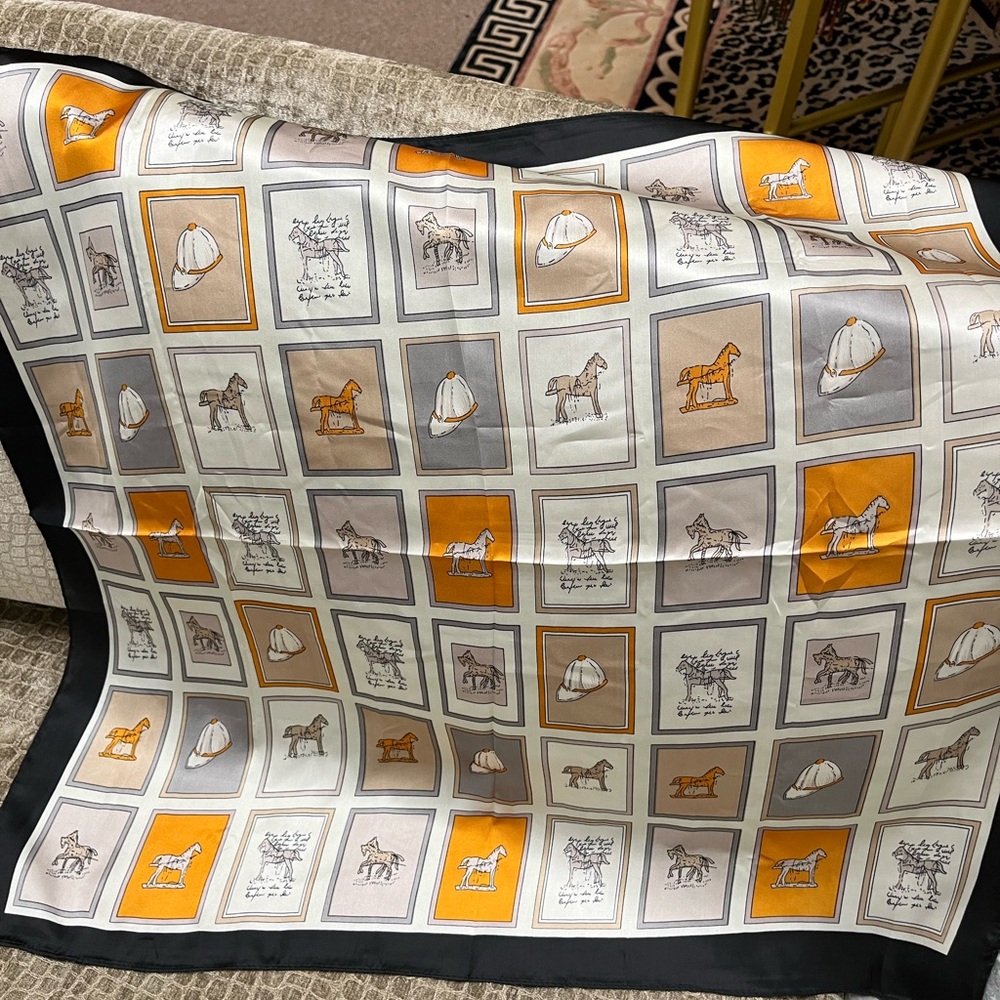Scarf Equestrian Themed